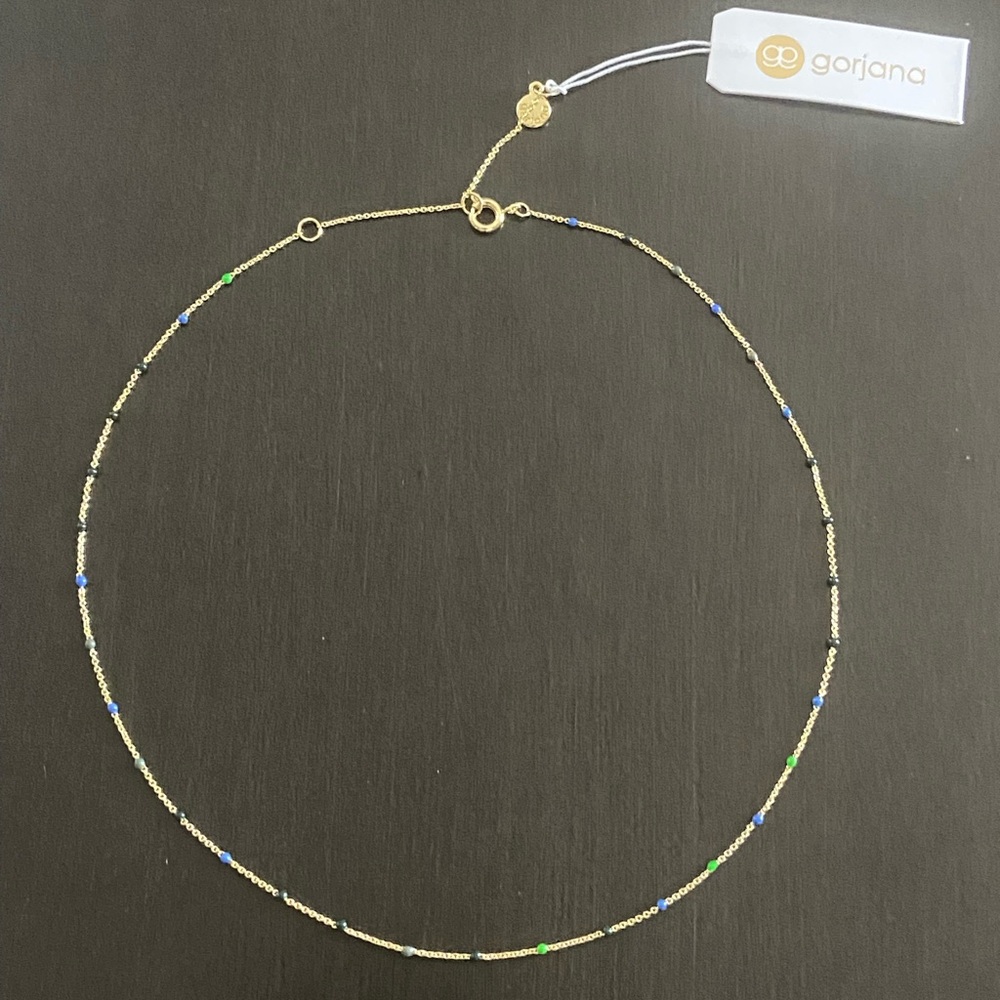 Gorjana 18K Gold Plated Capri Short Hamptons Necklace NWT